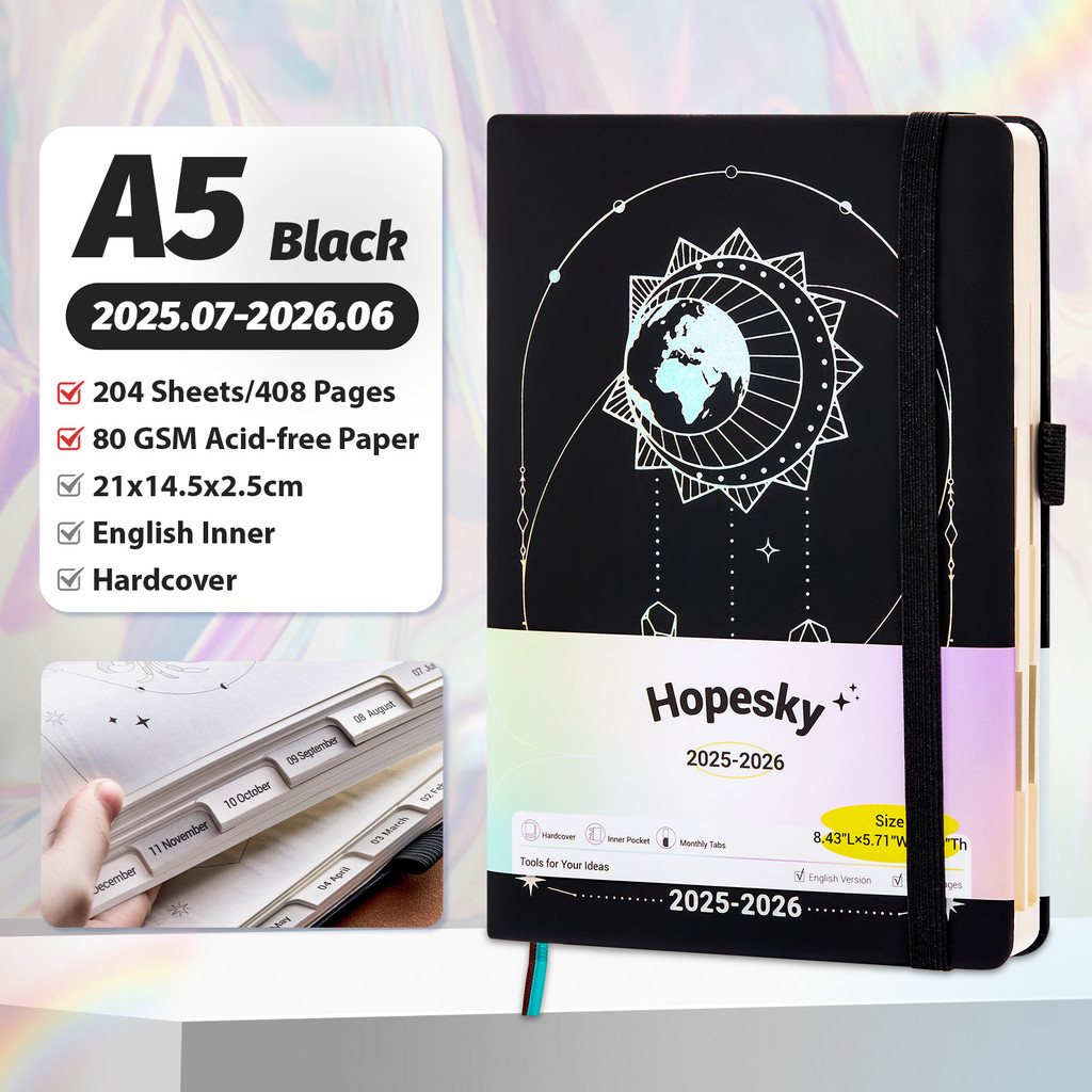 

Promo [DOTDING] Jul 2025-Jun 2026 Perencana Notebook Bahasa Inggris A5 PU Kulit Kepala Sekolah