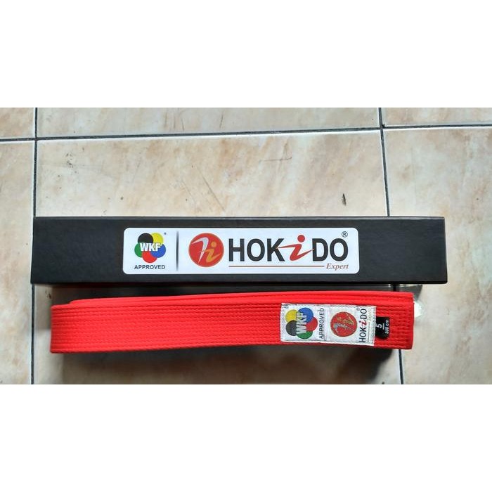 SY Sabuk Karate KATA (AKA AO) Hokido - WKF APPROVED