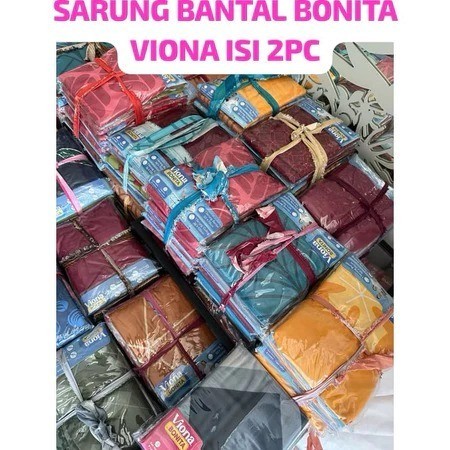 [TERMURAH]VIONA BY BONITA Sarung Bantal Tidur Set / Sarung Bantal dan Guling