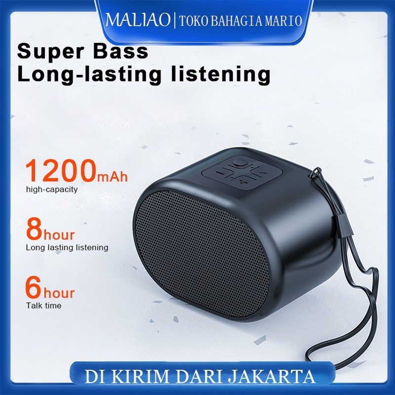 Mini speaker Bluetooth tanpa kabel portable Speaker Bluetooth Robot musik box bluetooth full bass Po