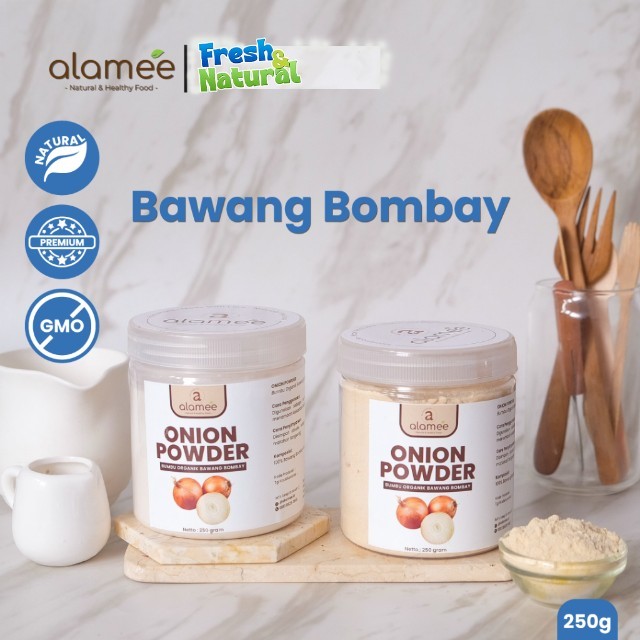 

Bumbu Bawang Bombay Bombai Bubuk Onion Powder Rempah Bubuk Dapur Organik Murni Asli Tanpa Campuran fresh and natural