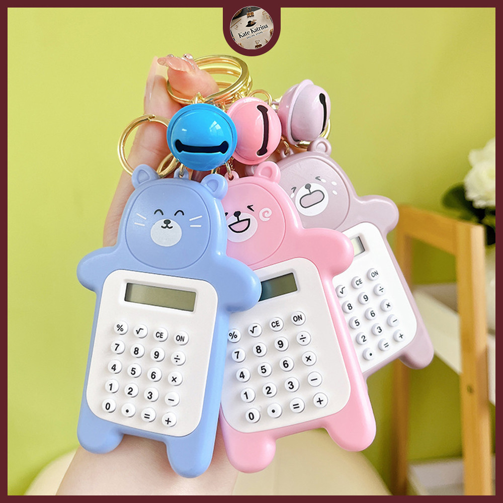 

KK Kalkulator Gantungan Mini Lucu Motif Beruang