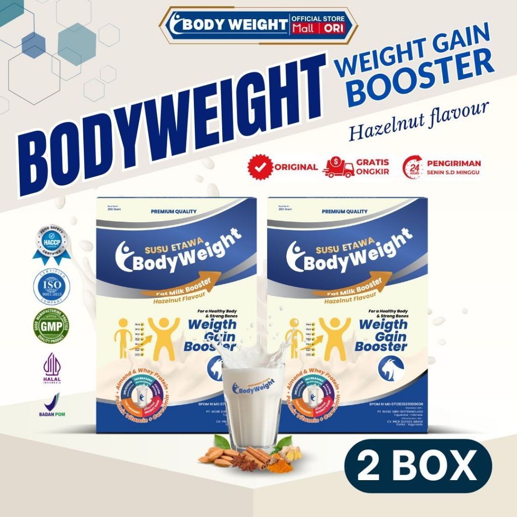 

Susu Etawa Penggemuk Badan Bodyweight Susu Penambah Berat Badan Membentuk Masa Otot Dan Nafsu Makan Paket 2 Box