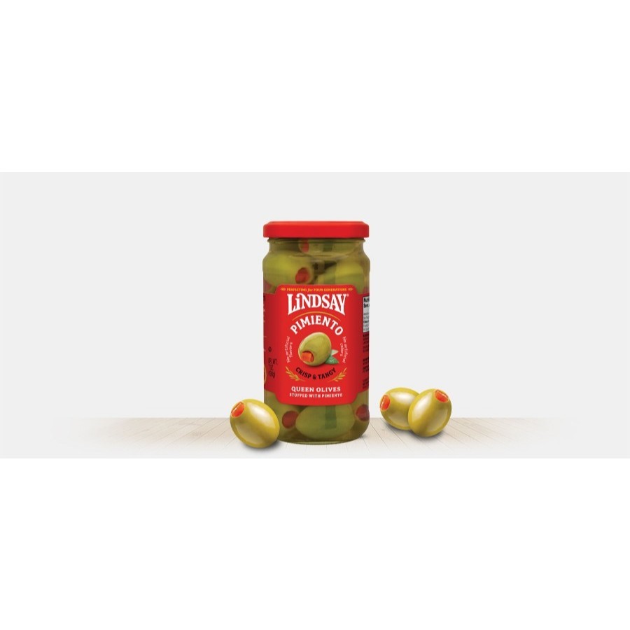 

Olive With Pimento Lindsay / Olive Cengkeh Lindsay - 7 Oz