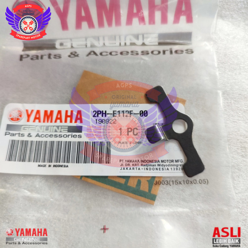 PLATE PLAT GEAR RANTE KETENG MIO M3 125 ORIGINAL YAMAHA 2PH-E112F-00