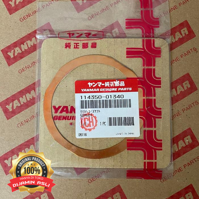 Gasket head Yanmar L60 114350-01340 Original DIJAMIN ASLI YANMAR