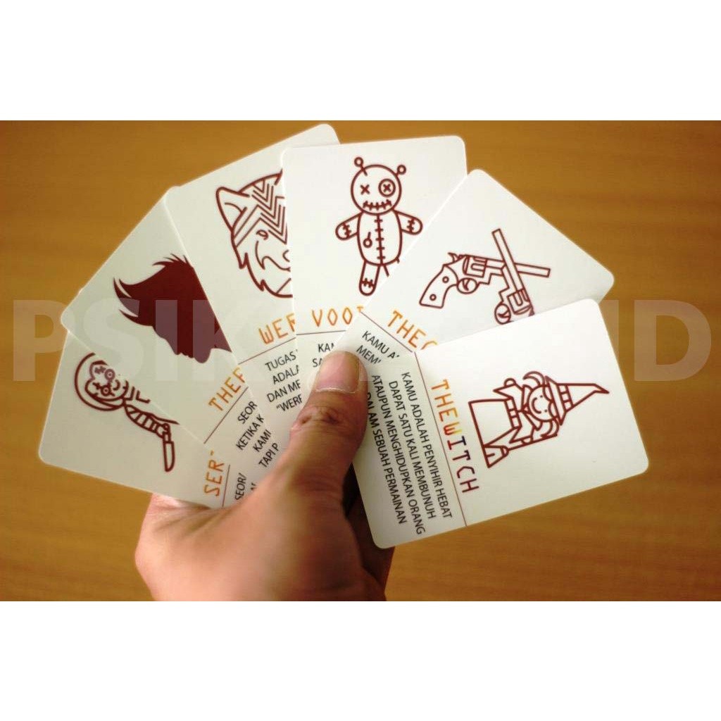 ( Stock) -  Werewolf / Mafia Games White EditionCO