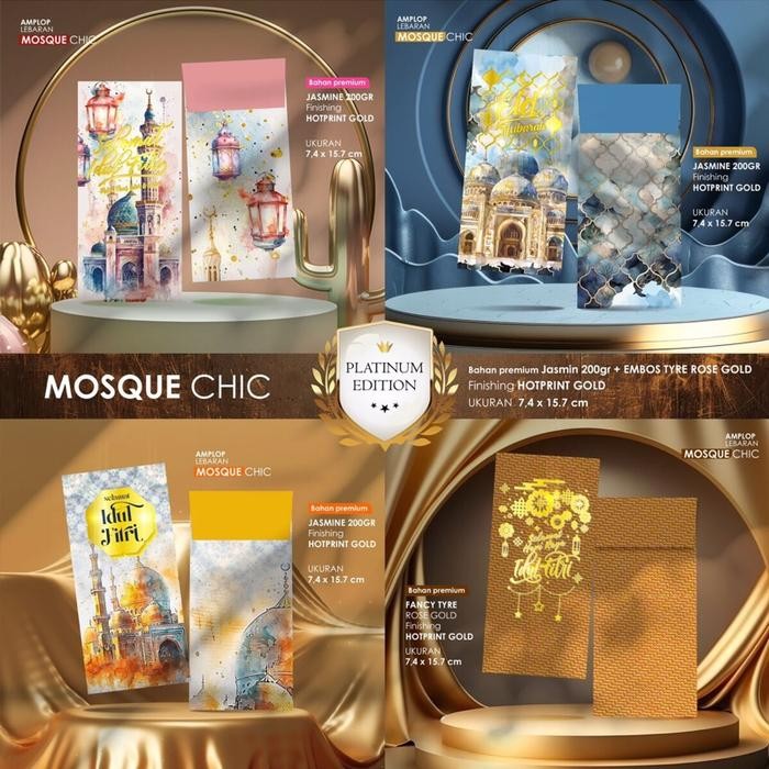 

Promo AMPLOP LEBARAN PLATINUM (ISI 40PCS) | BAHAN PRMIUM IMPORT | ADA 4 DESAIN SESUAI TEMA - SHABBY CHIC PLATINUM, ISI 40 PCS 4 DESAIN Terlaris