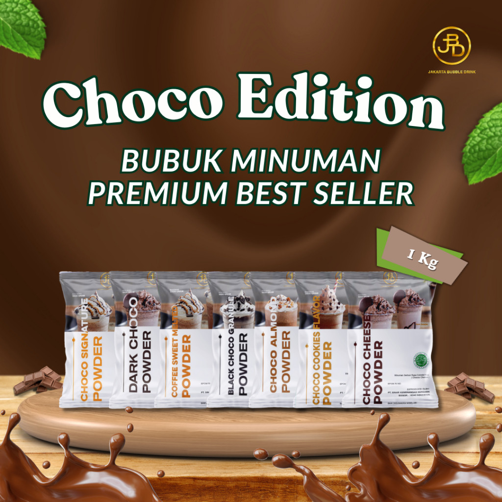 

[VARIAN CHOCO] Bubuk Minuman Premium Chocolate Edition / Cokelat / Coklat Instant Powder HALAL | JBD