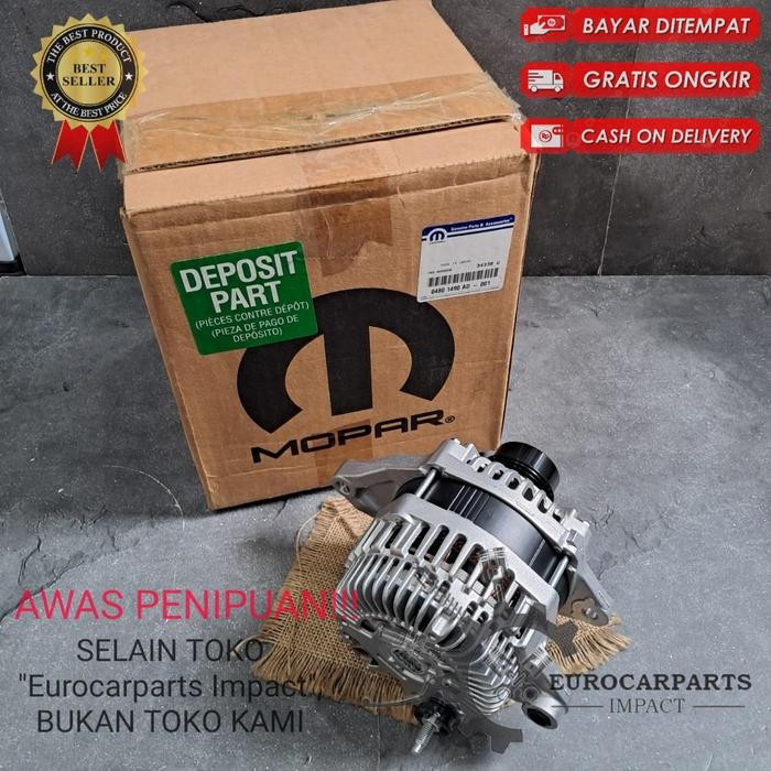 ALTERNATOR DINAMO AMPERE DODGE JOURNEY 2009-2020 MOPAR AKI GENERATOR