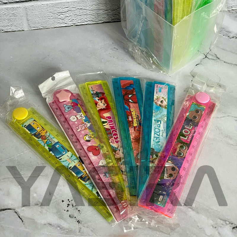 

1 PCS Penggaris Lipat 30cm Karakter