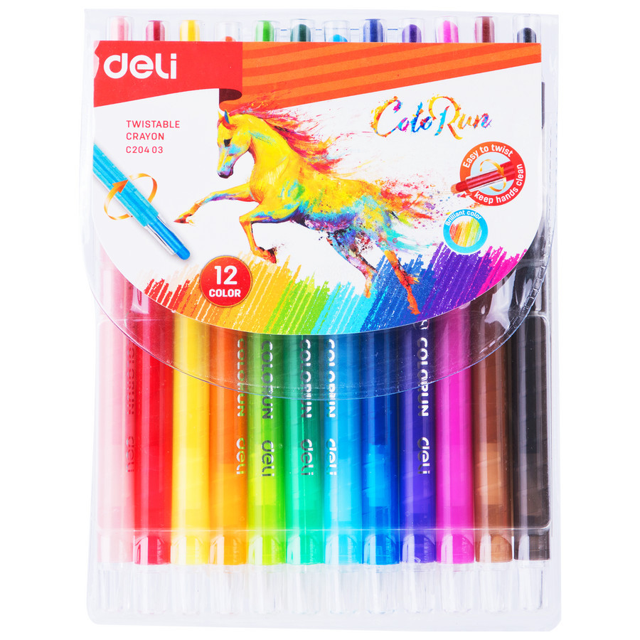 

Deli | Twistable Crayon ColoRun 12 warna | C20403