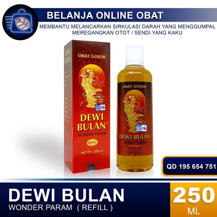 Hot Produk OBAT GOSOK DEWI BULAN 250ML // Minyak gosok nyeri otot dan sendi Terbaik dan Terlaris