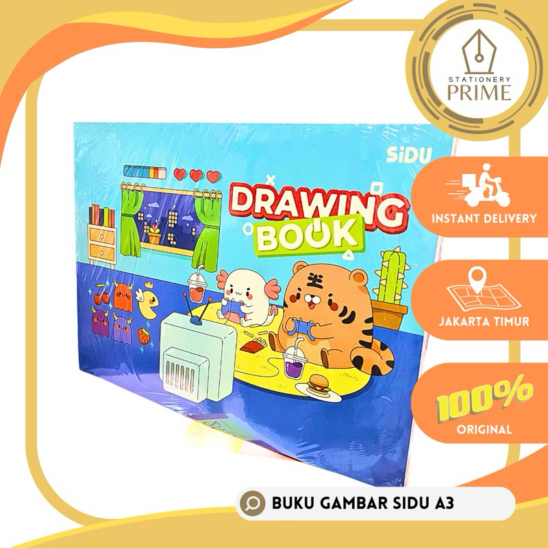 

Buku Gambar Sinar Dunia SIDU A3 ( 1 Pack Isi 5 Buku )