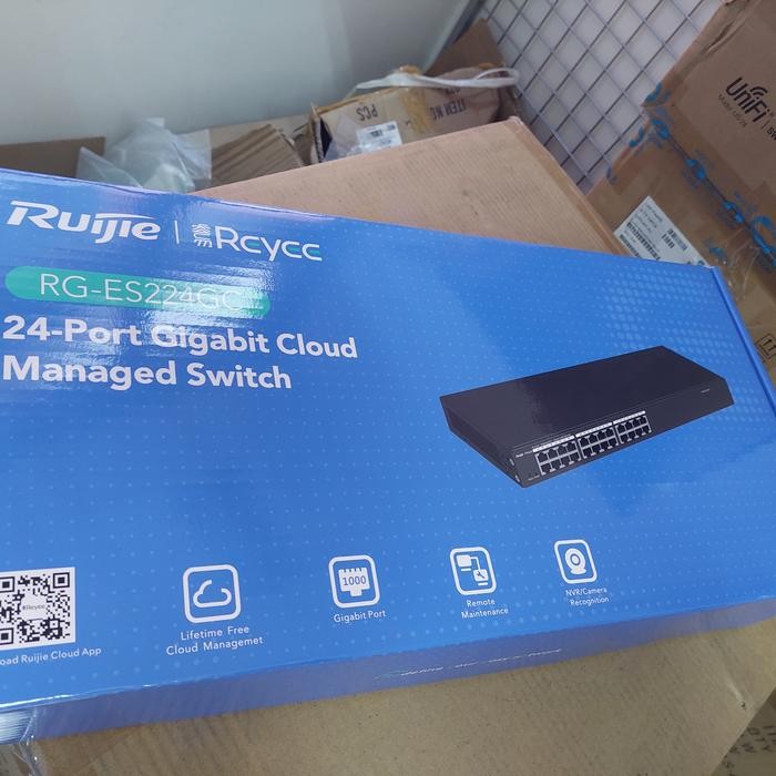 Ruijie 24 port gabyte cloud managed switch RG -ES224GC