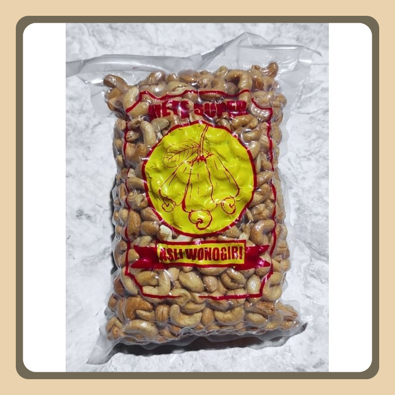 

1 kg Kacang mete matang kemasan vakum B