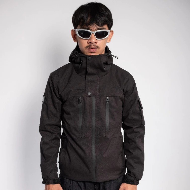 Troublemaker - Malika Black - Jaket Outdoor Waterproof - Casual Outfit - Outwear Jacket