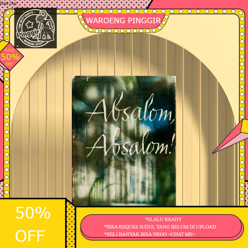 Book Buku Absalom, Absalom by William Faulkner