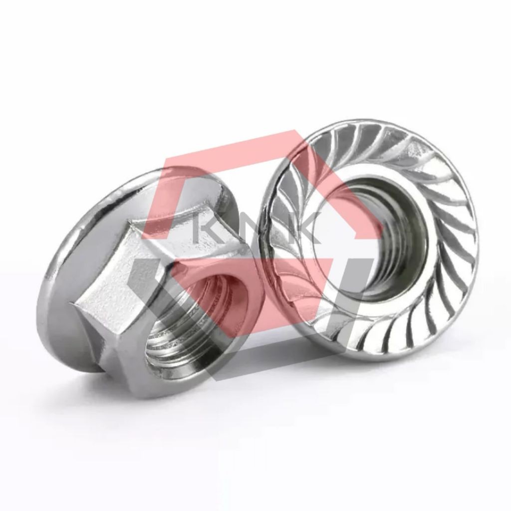 Mur Flange Nut M8 Stainless Steel