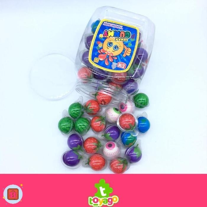 

dijual Gummy permen lunak 1 toples isi 50 pcs grosir murah (permen lunak gummy toyago toys) - JND, Extra dus