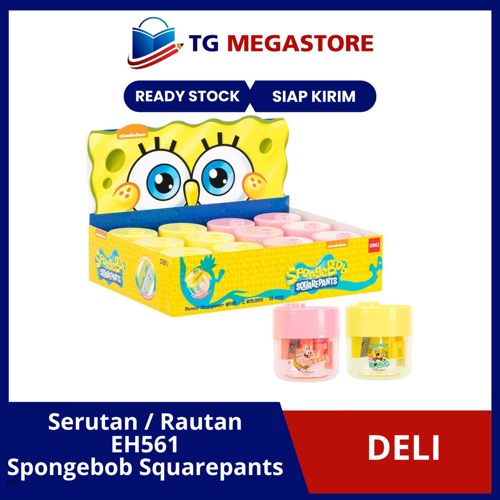 

Rautan Pensil Spongebob Squarepants Deli - EH561