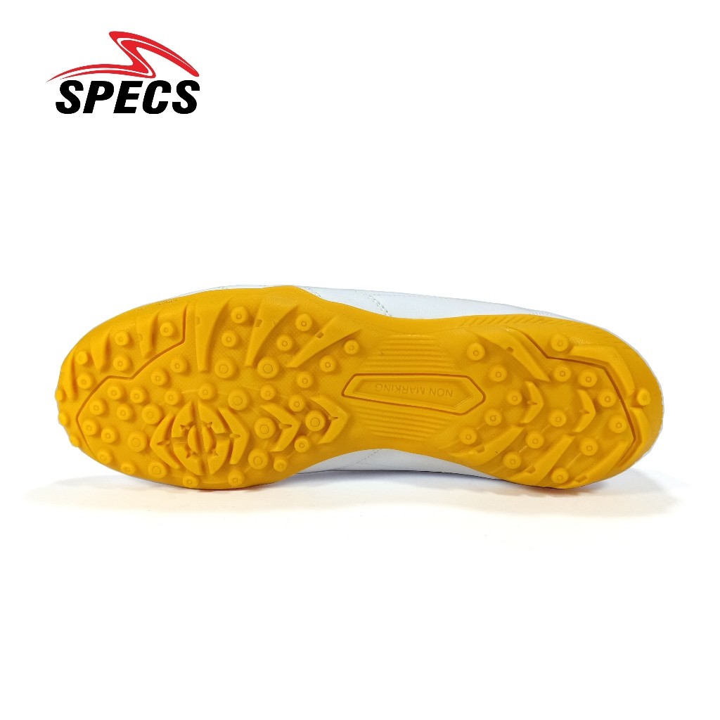 AZHAR.ID Sepatu Futsal Specs Classic type gerigi cengkram kuat warna Putih Terbaru