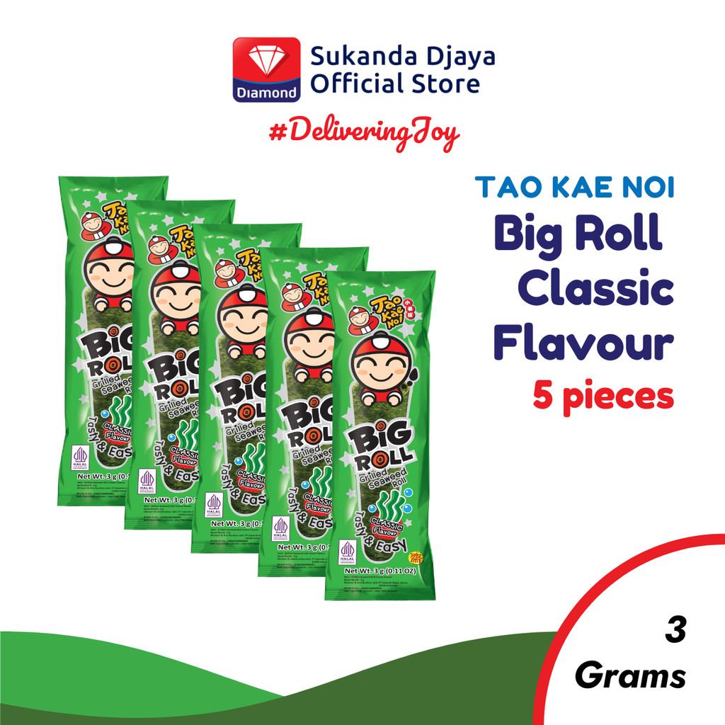 

Tao Kae Noi Big Roll Classic Flavour 3 Gr [ISI 5 PCS]