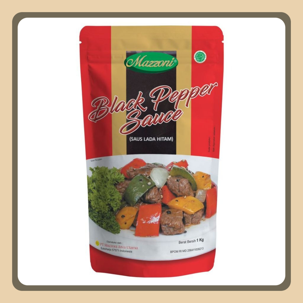 

Mazzoni Saus Lada Hitam 1 Kg