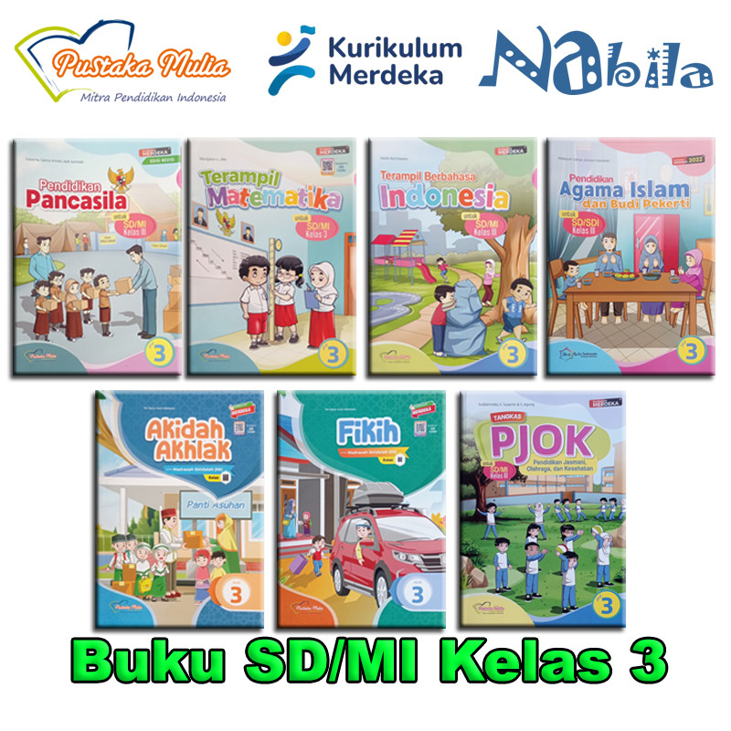 Pustaka Mulia Kelas Paket Buku 3 SD/MI Kurikulum Merdeka