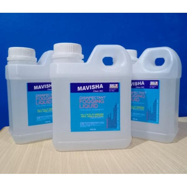 Cairan Fogging Liquid Disinfektan Mavisha 1 Liter Anti Kuman Bakteri
