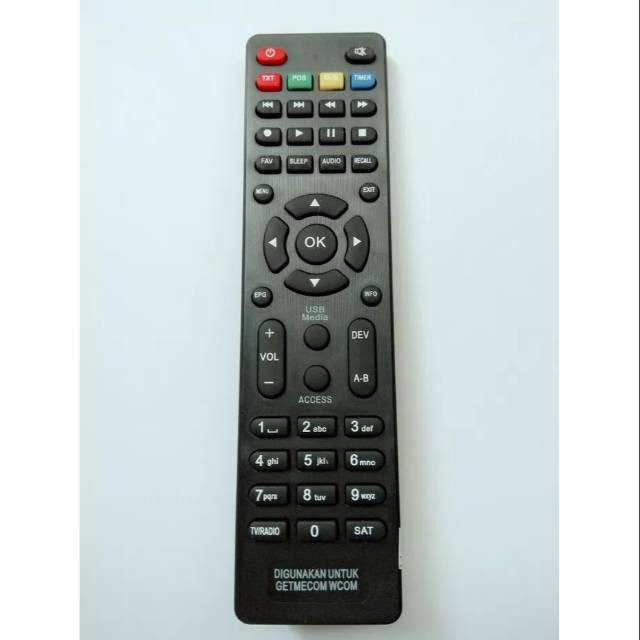 REMOT / REMOTE PARABOLA GETMECOM HD 5 ROBOCOP - GUOXIN / 009HD WCOM Hemat