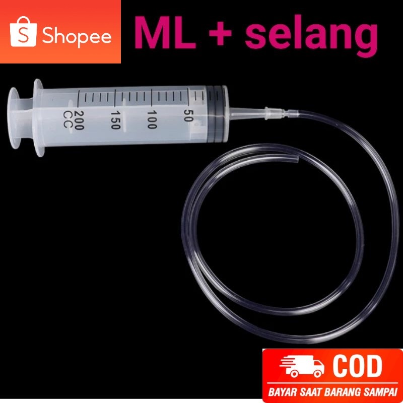 [KJ] suntikan besar 200ml spuit syringe kapasitas 200ml large syringe 200 CC bukan 100 ml 150 cc 300
