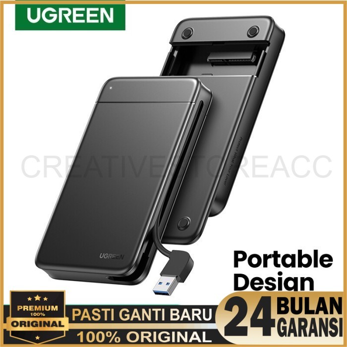 UGREEN  CONVERTER USB 3.0 to SATA 2.5" HDD Usb to Sata 2.5" SSD - Ugreen 80555 Case Enclosure