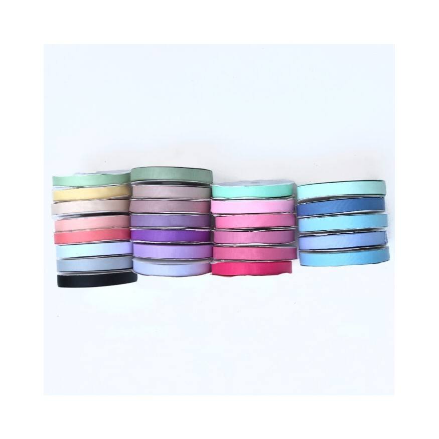 

25 Yard Pita Grossgrain 1 inch 2.5 cm Kualitas Premium Pita Salur Garis