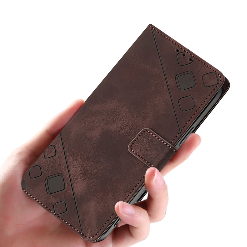 Untuk Tecno Spark 6 Go/Spark Go 2021/2020 kasus dengan Lanyard PU Kulit Flip Kulit Dompet Dompet Mew