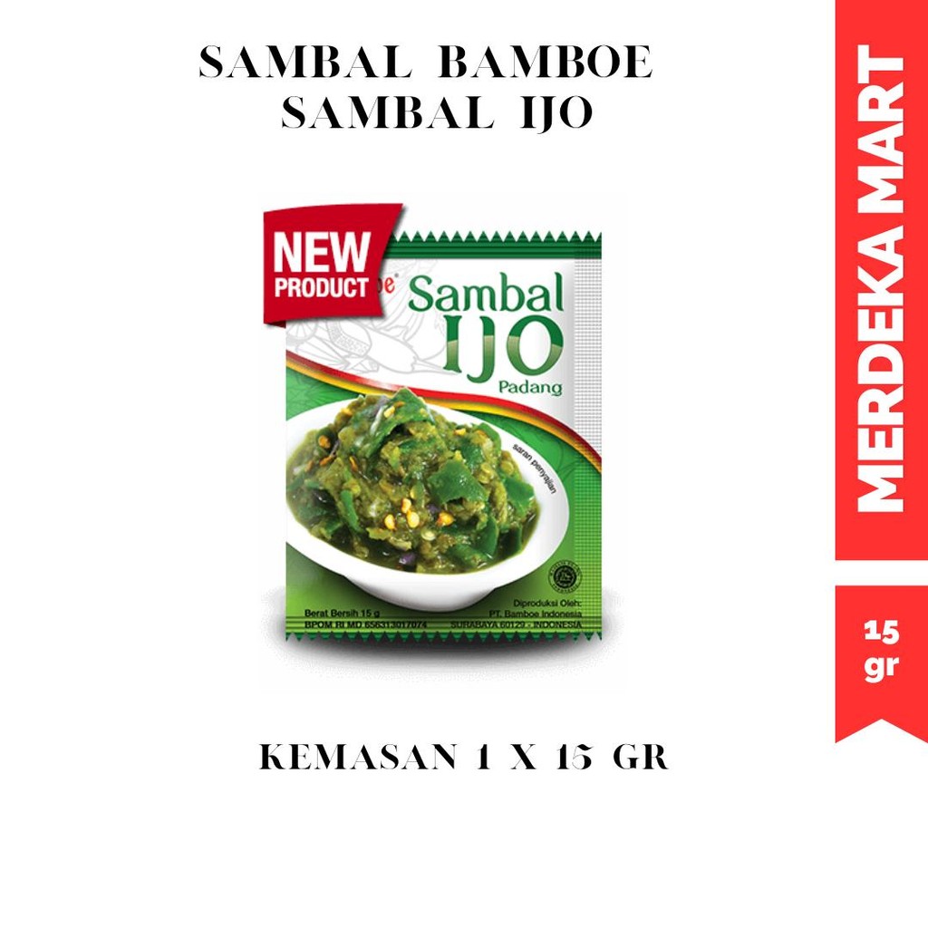 

BAMBOE SAMBAL KHAS NUSANTARA KEMASAN SACHET 15 GR Masakan Bawang Penyedap