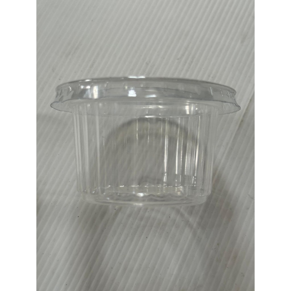HCS - CUP GELAS PUDING JELLY JELY AGAR AGAR GUDIR ICE CREAM DENGAN TUTUP 120 ML ISI 50