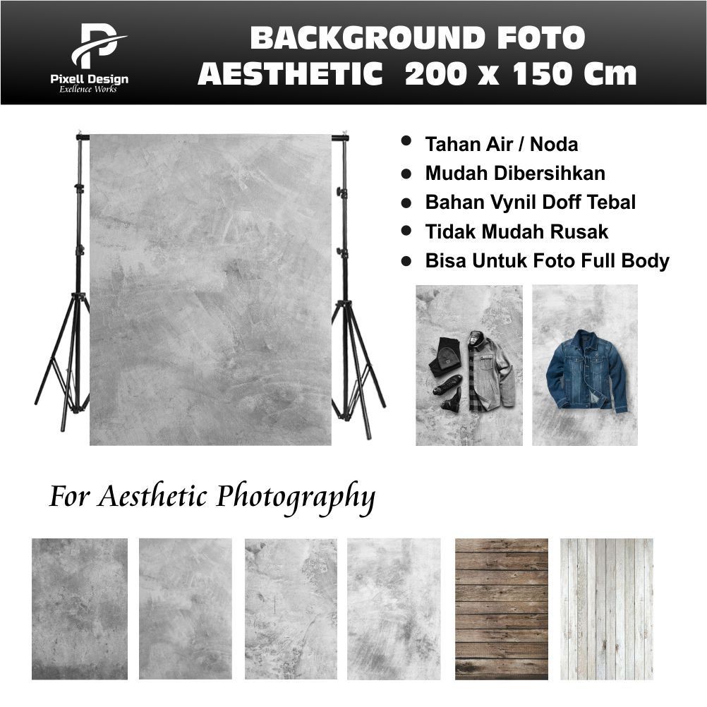 Background Foto 150 x 200 Aesthetic / Alas Foto Abstrak / Backdrop Foto Studio