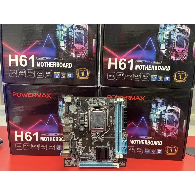 MOTHERBOARD POWERMAX H61 SOCKET 1155 SLOT NVME