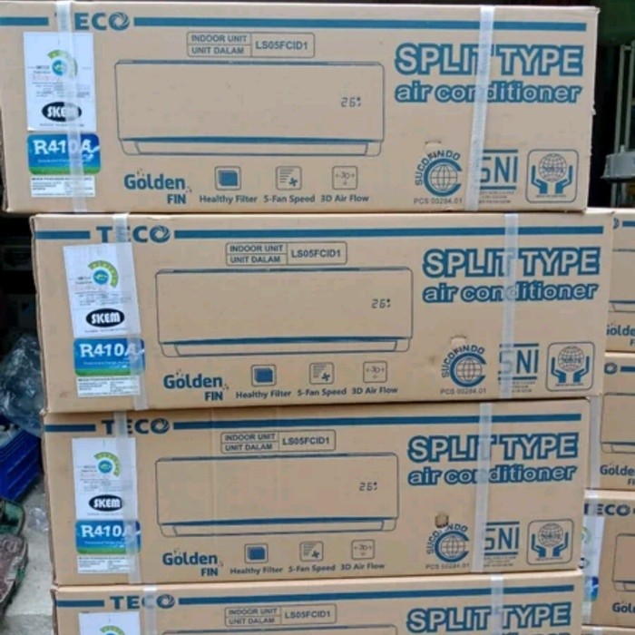 Indoor AC Teco 1/2PK LS05FCID1 dan Instalasi Cikarang AIRCON PART