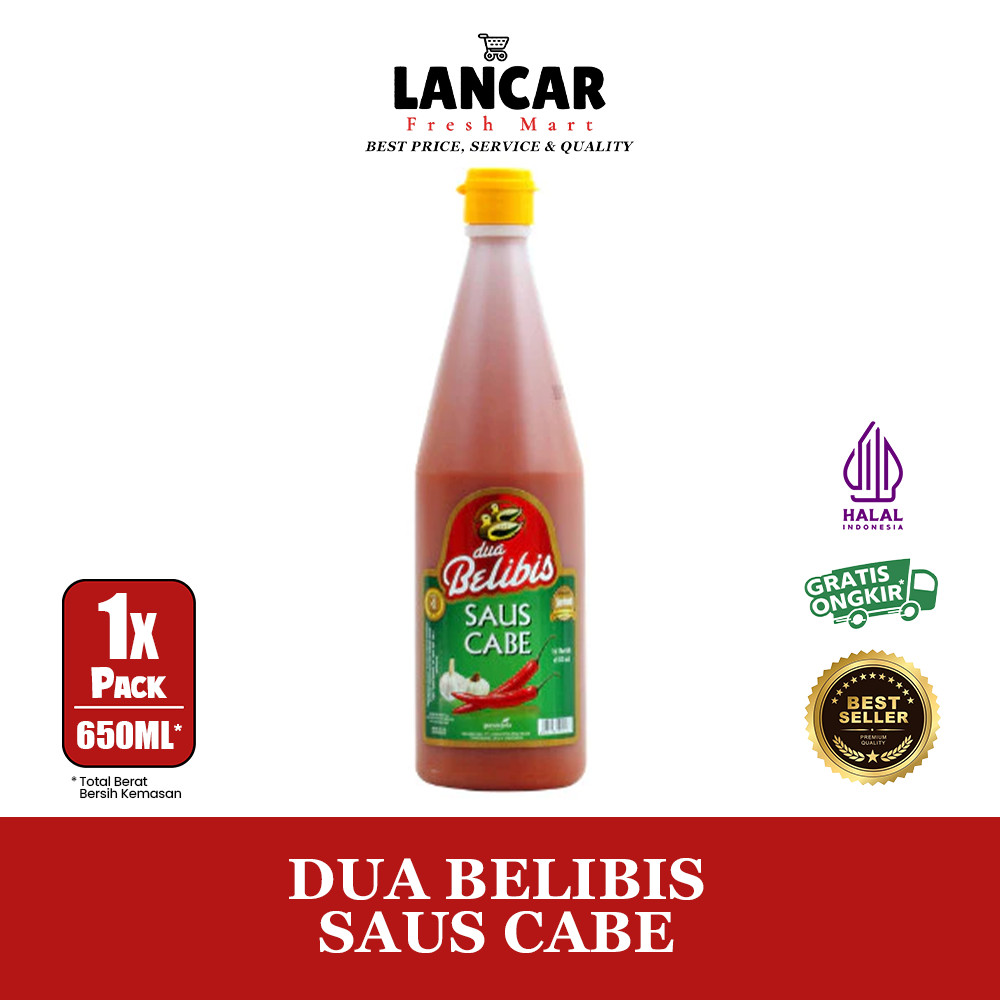 

DUA BELIBIS SAUS CABE 650ML
