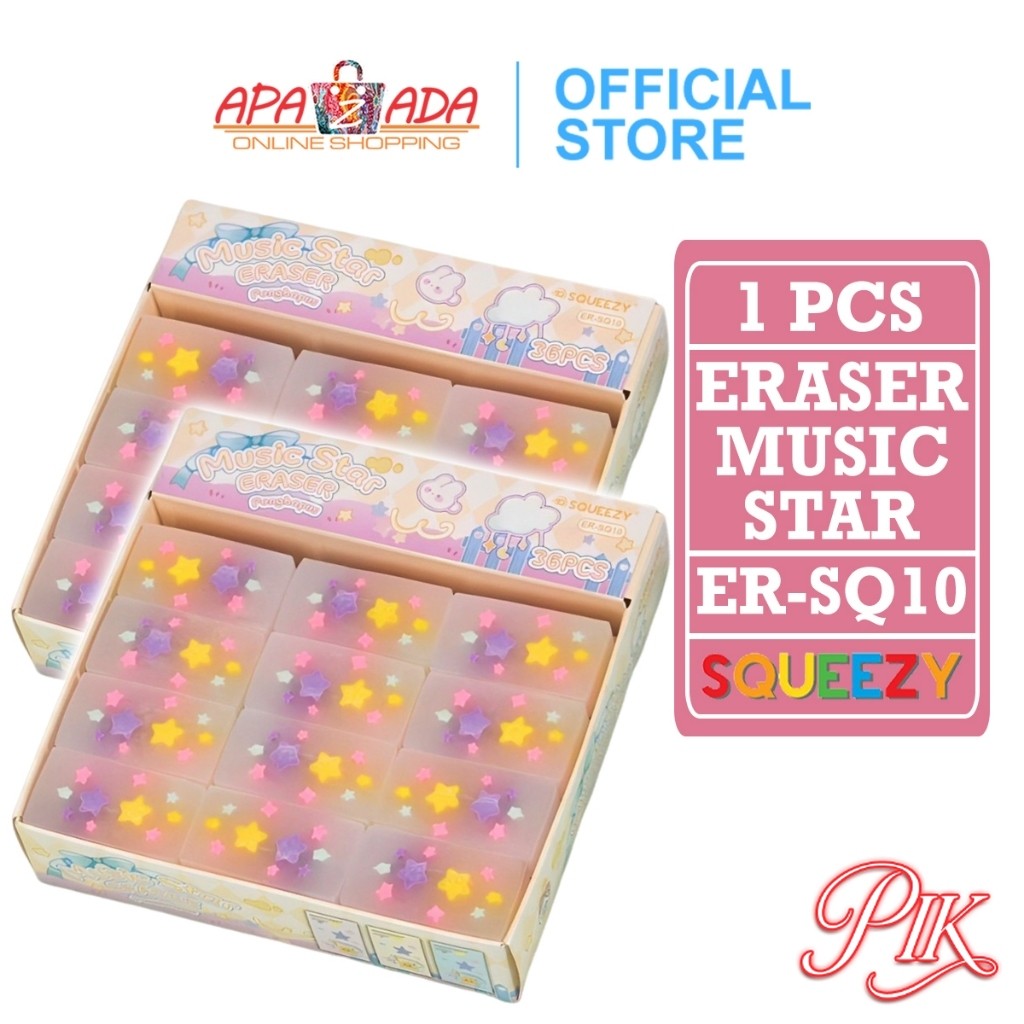 

Penghapus Pensil Lucu [1 Pcs] / Hapusan Music Star / Eraser Pencil ER-SQ10