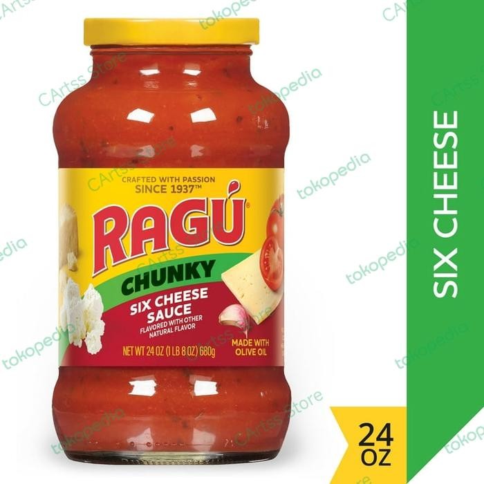 

Ragu Chunky Six Cheese Pasta Sauce - 24 oz/680 gr