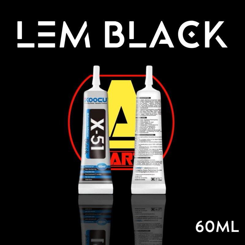 

LEM LCD KOOCU X-51 HITAM 60ML