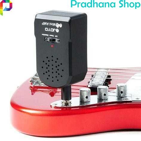 Guitar Amplifier Ampli Gitar Listrik Mini Portable Clean Distortion Headphone Amp 2 Watt
