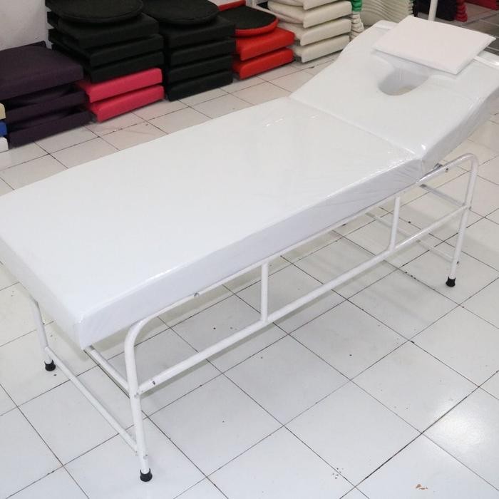 Kasur Facial / Kasur Salon Lubang /Kasur Pijat /Kasur Eyelash - Putih