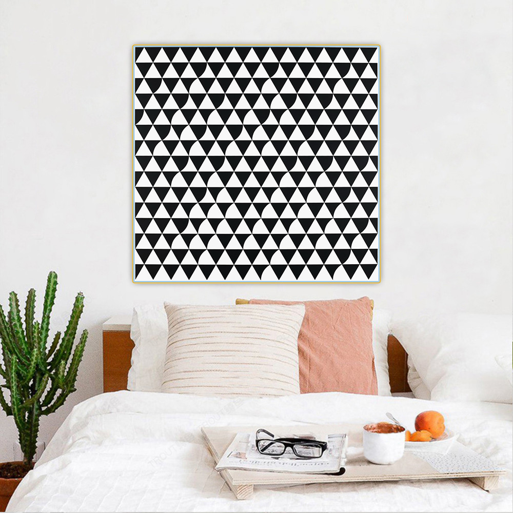 

Citon Bridget Riley《Rustle, 2015》Canvas Oil Painting Artwork Poster Picture Wall Hanging Decorations Home Living Room Decor