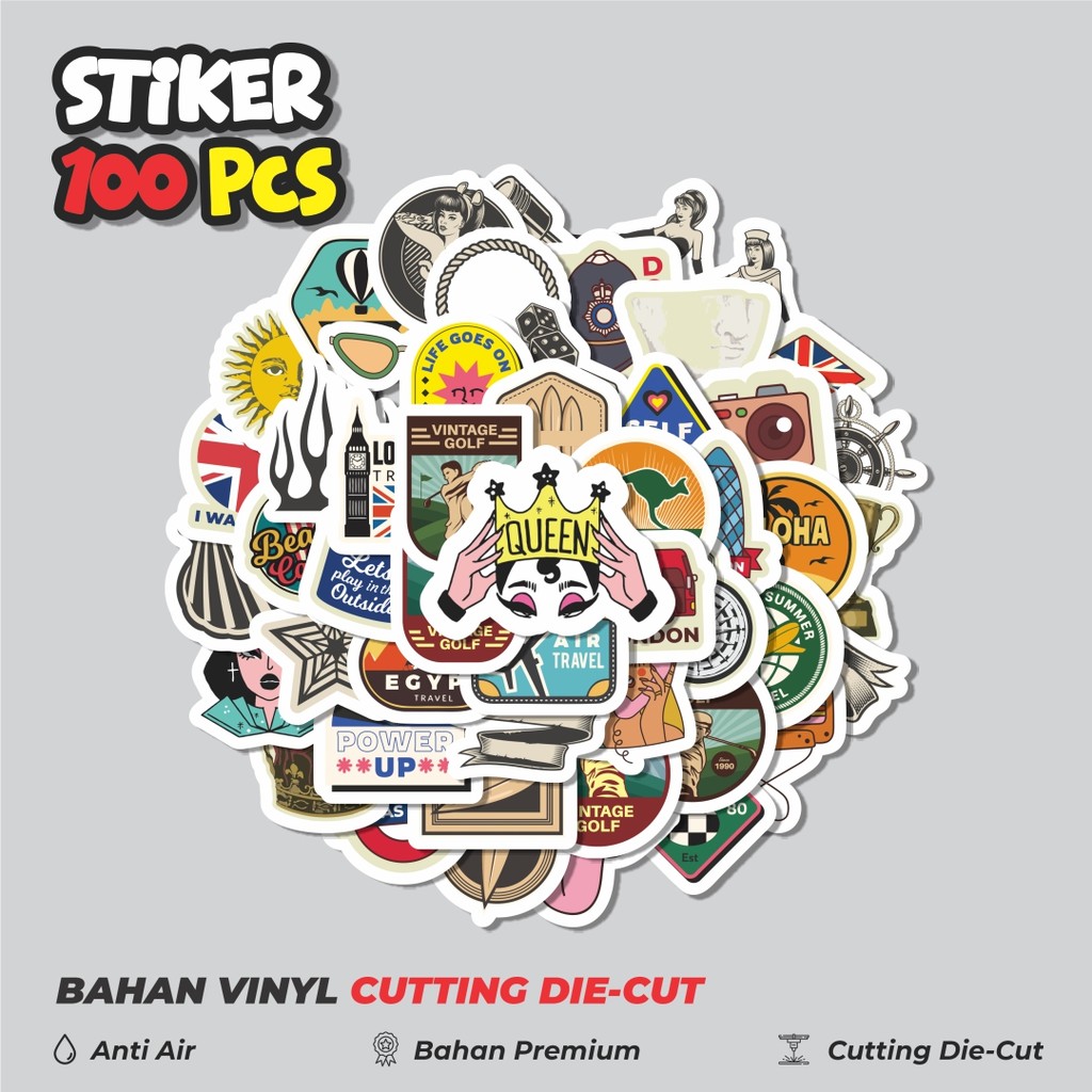 

Terbaru! 50 pcs Sticker Kartun Gaya Eropa Dan Amerika Dekorasi Lucu Kreatif untuk Notebook, Skateboard, HP