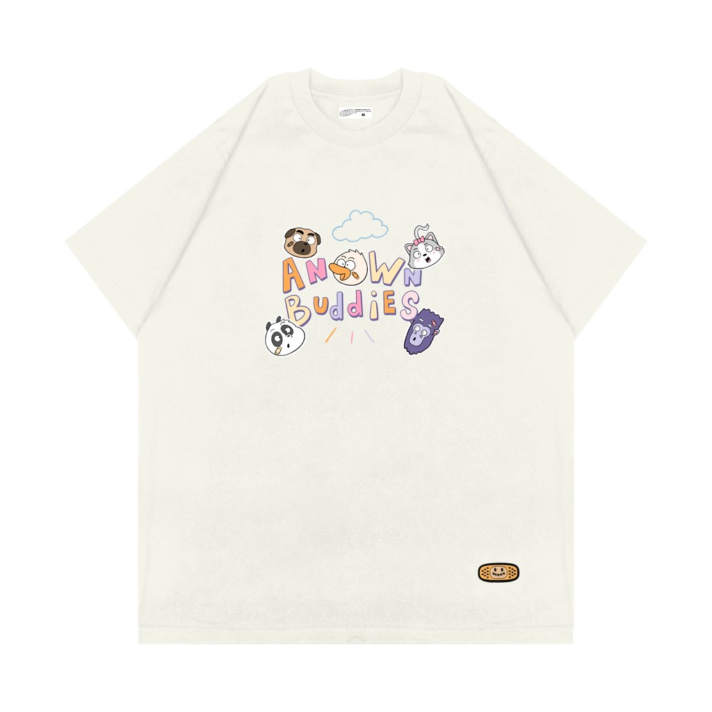 ANOWN BUDDIES T-SHIRT // WHITE
