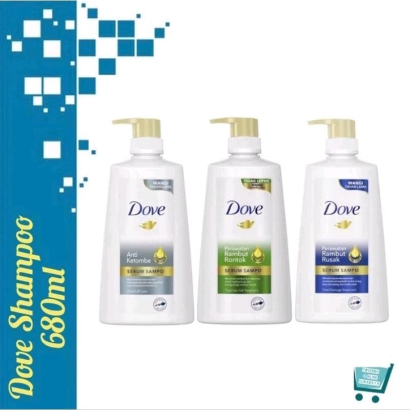 Dove Shampoo 680ml - Shampoo Dove 680ml